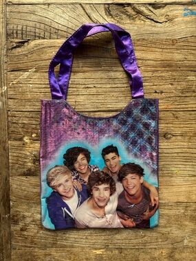 1D Purple Tote Bag 2013 one direction